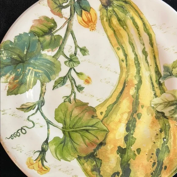 PIER 1  PUMPKIN PATCH SQUASH PLATE - Picture 4 of 11